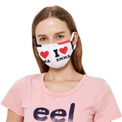 I Love Emma Crease Cloth Face Mask (adult) by ilovewhateva