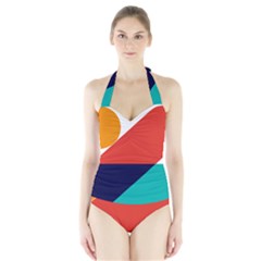 Zip Pay Special Series 13 Halter Swimsuit by Mrsondesign