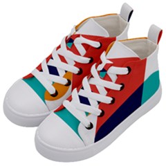 Zip Pay Special Series 13 Kids  Mid-top Canvas Sneakers by Mrsondesign