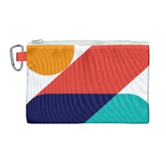 Zip Pay Special Series 13 Canvas Cosmetic Bag (large) by Mrsondesign