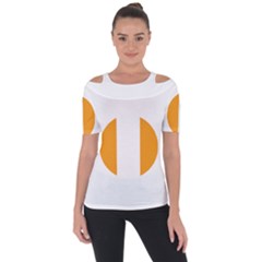 Zip Pay Special Series 16 Shoulder Cut Out Short Sleeve Top by Mrsondesign