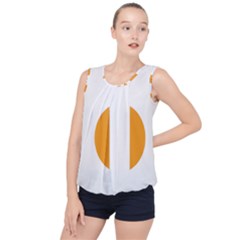 Zip Pay Special Series 16 Bubble Hem Chiffon Tank Top by Mrsondesign