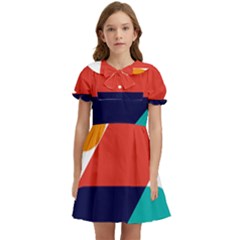 Zip Pay Special Series 13 Kids  Bow Tie Puff Sleeve Dress by Mrsondesign