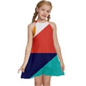 Zip Pay Special Series 13 Kids  Halter Collar Waist Tie Chiffon Dress View1