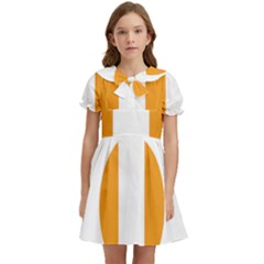 Zip Pay Special Series 16 Kids  Bow Tie Puff Sleeve Dress by Mrsondesign