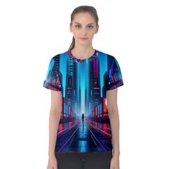 City People Cyberpunk Women s Cotton Tee