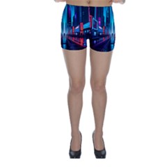 City People Cyberpunk Skinny Shorts