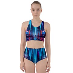 City People Cyberpunk Racer Back Bikini Set