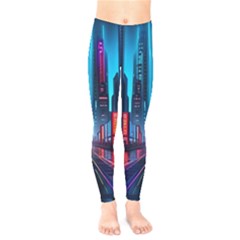 City People Cyberpunk Kids  Leggings