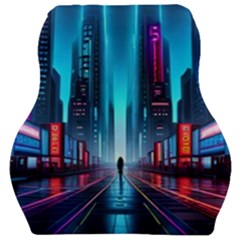 City People Cyberpunk Car Seat Velour Cushion 