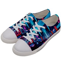 City People Cyberpunk Men s Low Top Canvas Sneakers