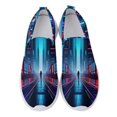 City People Cyberpunk Women s Slip On Sneakers