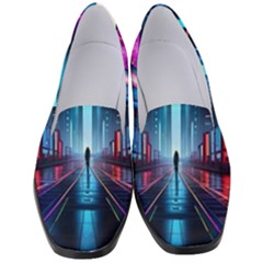 City People Cyberpunk Women s Classic Loafer Heels