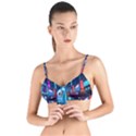 City People Cyberpunk Tie Up Cut Bikini Top View1