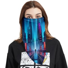 City People Cyberpunk Face Covering Bandana (triangle)