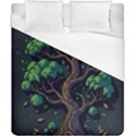 Tree Nature Cartoon Drawing Comic Duvet Cover (California King Size) View1