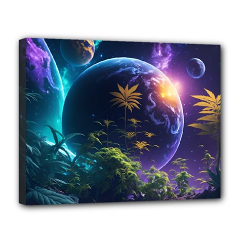 Fantasy People Mysticism Composing Canvas 14  X 11  (stretched)