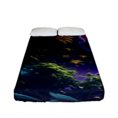 Fantasy People Mysticism Composing Fitted Sheet (full/ Double Size)