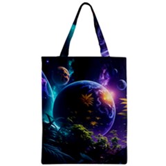 Fantasy People Mysticism Composing Zipper Classic Tote Bag by Jancukart