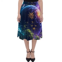 Fantasy People Mysticism Composing Classic Midi Skirt