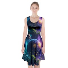 Fantasy People Mysticism Composing Racerback Midi Dress by Jancukart