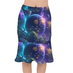 Fantasy People Mysticism Composing Short Mermaid Skirt