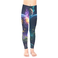 Fantasy People Mysticism Composing Kids  Leggings