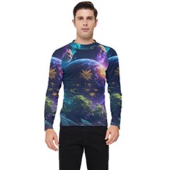 Fantasy People Mysticism Composing Men s Long Sleeve Rash Guard by Jancukart