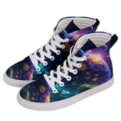 Fantasy People Mysticism Composing Women s Hi-top Skate Sneakers