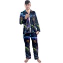 Fantasy People Mysticism Composing Men s Long Sleeve Satin Pajamas Set View1