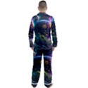 Fantasy People Mysticism Composing Men s Long Sleeve Satin Pajamas Set View2