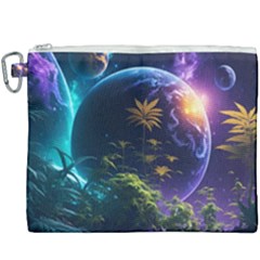 Fantasy People Mysticism Composing Canvas Cosmetic Bag (xxxl)