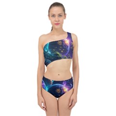 Fantasy People Mysticism Composing Spliced Up Two Piece Swimsuit