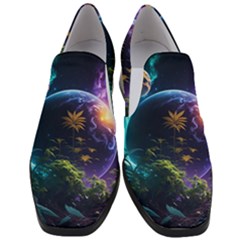 Fantasy People Mysticism Composing Women Slip On Heel Loafers