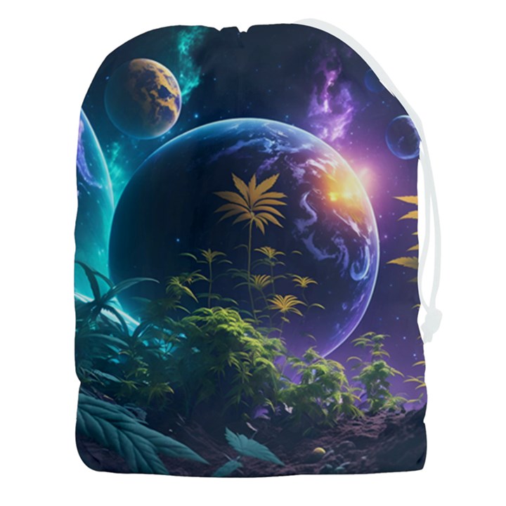 Fantasy People Mysticism Composing Drawstring Pouch (3XL)