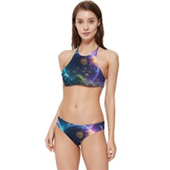 Fantasy People Mysticism Composing Banded Triangle Bikini Set