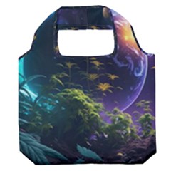 Fantasy People Mysticism Composing Premium Foldable Grocery Recycle Bag by Jancukart