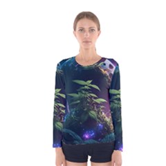 Fantasypeople Mysticism Composing Women s Long Sleeve Tee