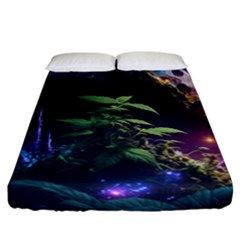 Fantasypeople Mysticism Composing Fitted Sheet (california King Size) by Jancukart