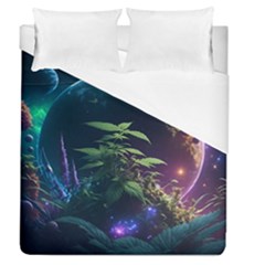 Fantasypeople Mysticism Composing Duvet Cover (queen Size)