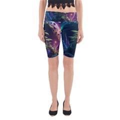 Fantasypeople Mysticism Composing Yoga Cropped Leggings