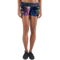 Fantasypeople Mysticism Composing Yoga Shorts