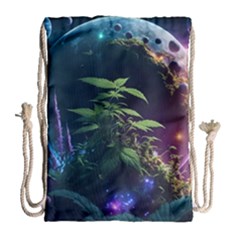 Fantasypeople Mysticism Composing Drawstring Bag (large)