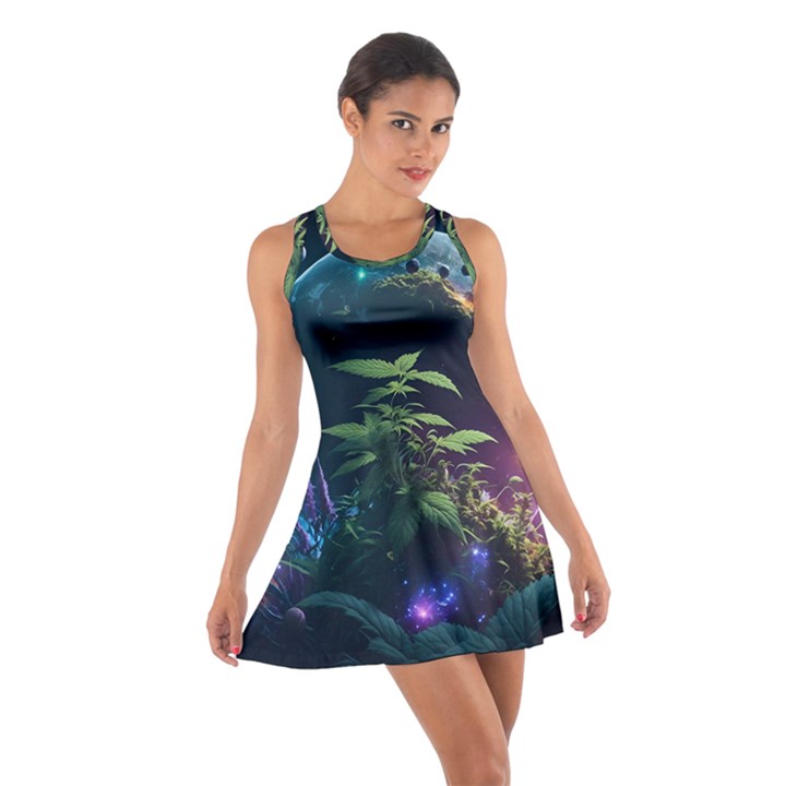 Fantasypeople Mysticism Composing Cotton Racerback Dress