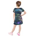 Fantasypeople Mysticism Composing Kids  Short Sleeve Velvet Dress View2