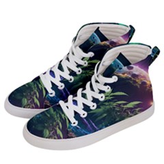 Fantasypeople Mysticism Composing Men s Hi-top Skate Sneakers