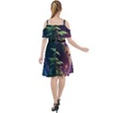 Fantasypeople Mysticism Composing Cut Out Shoulders Chiffon Dress View2