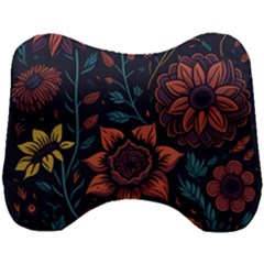 Flower Art Drawing Painting Spring Head Support Cushion