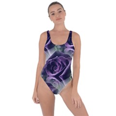 Purple Flower Rose Petals Plant Bring Sexy Back Swimsuit