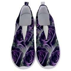 Purple Flower Rose Petals Plant No Lace Lightweight Shoes by Jancukart